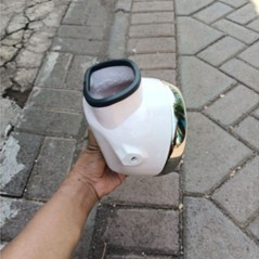 VIBER CD LAMP SHELL (SHELL + SPIIDO) CD LAMP REPROLAMP CD SET MADE OF THICK VIBER MATERIAL ใหม่