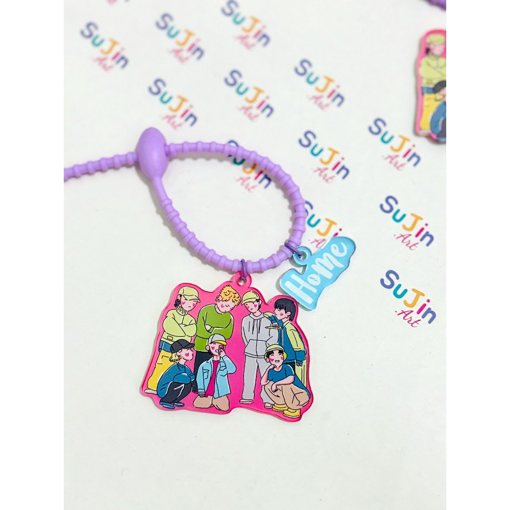 พวงกุญแจอะคริลิค BTS - Home Ver | Fanart Original SJ.4RT