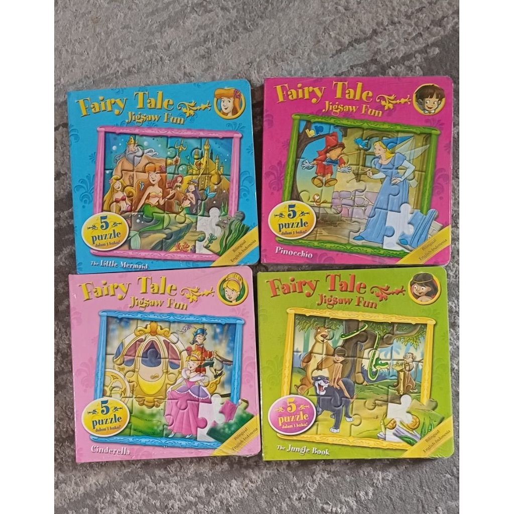 Fairy Tales Jigsaw Story & Puzzlework 2 ภาษา
