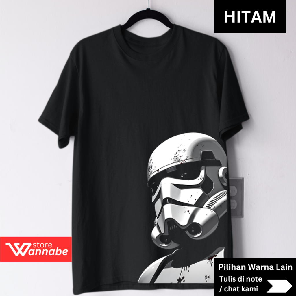 MOVIE MOVIE เสื้อยืด ST4RWARS STROMROOPER SUPERHERO Cotton Combed 24s Premium – Anti-Stretching & Th