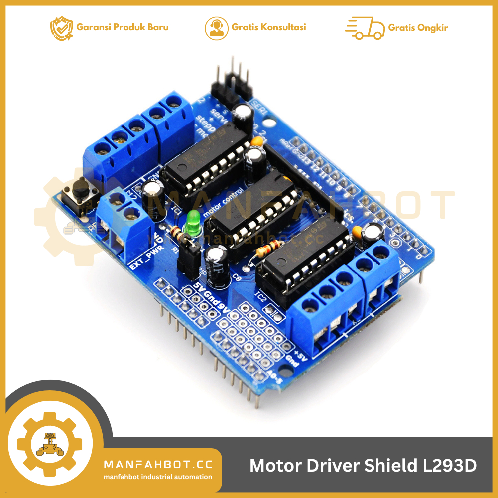 L293 L293D ตัวขับมอเตอร์สําหรับไดรเวอร์มอเตอร์ Arduino Mega Uno Nano / L293D