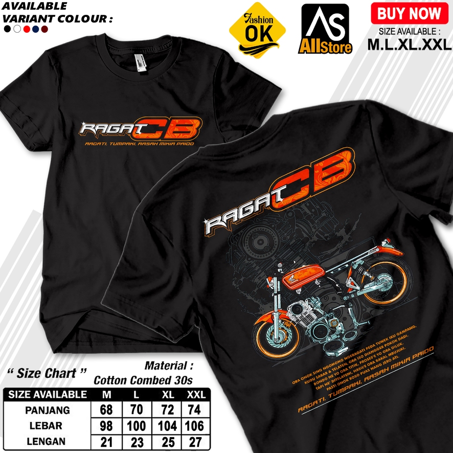 V148 Kaos Cb kenmake Tshirt kerat cb ผู้ชายผู้หญิงรุ่นสีดํา