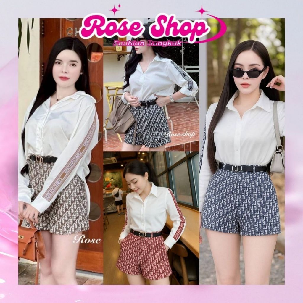 Rose Shop - ชุดกางเกงขาสั้นผู้หญิง Bangkok - 49