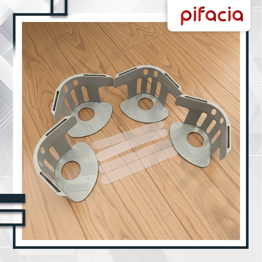 PIFACIA Anti-Slide Bed Sheet Holder Set Invisible Bed Sheet Holder Clips PVC Material ติดตั้งง่าย