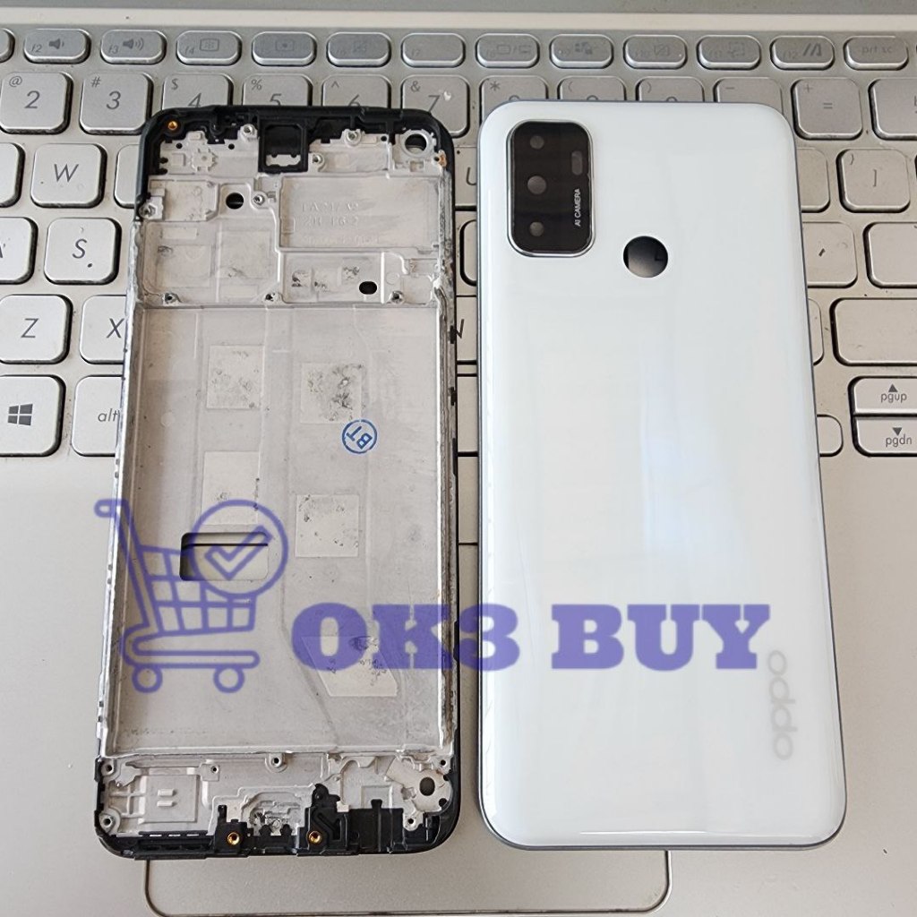 เคสฝาหลัง Oppo A53 CPH2127 CPH2131 Backdoor ฝาครอบด้านหลัง Fullset + กรอบ Bezel Lcd