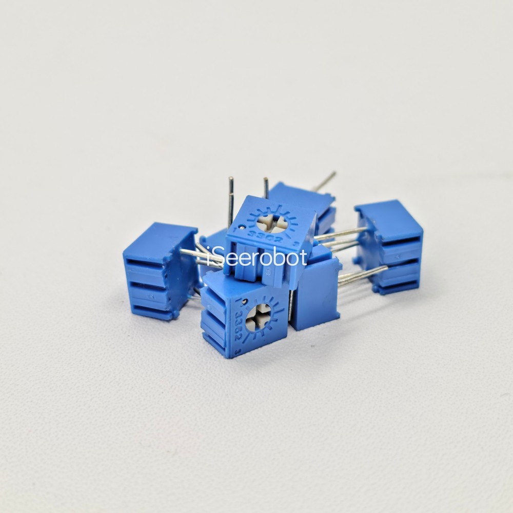 ตัวต้านทานตัวแปร 104 100 K กิโล โอห์ม 3362P 100K VR Trimpot 3362 P