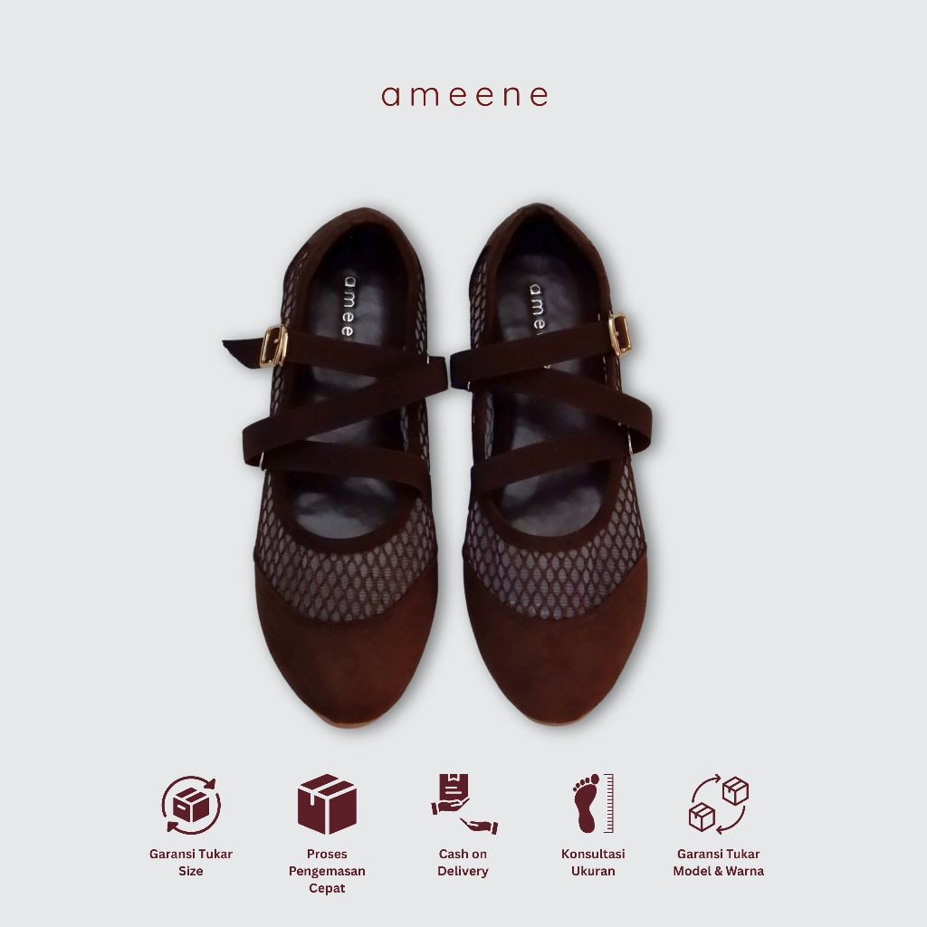 Ameene - รองเท้าส้นแบนผู้หญิง Karen