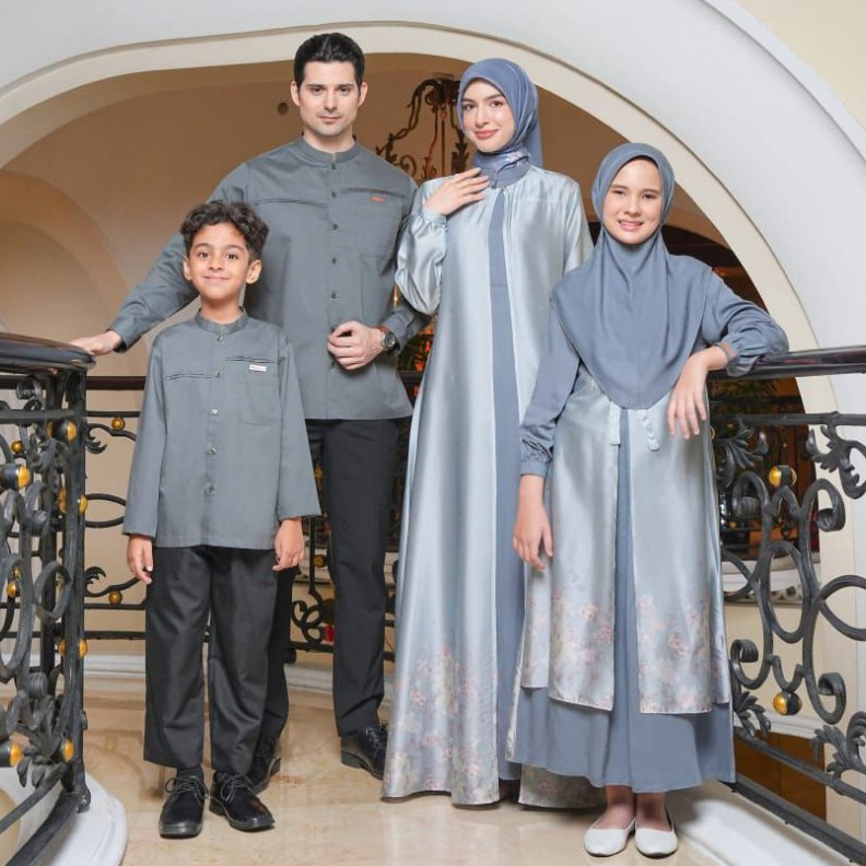 FAMSET ชุดครอบครัว Nibras PRIVE 2026 SIRIMBIT Family Rayya Series PRIVE CHITAKU MINT