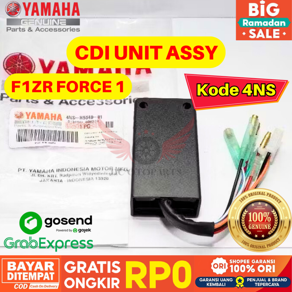 4NS CDI F1ZR FORCE ORIGINAL YAMAHA ของแท้ PARTS, ORIGINAL FIZR CDI, การรับประกัน YAMAHA อย่างเป็นทาง