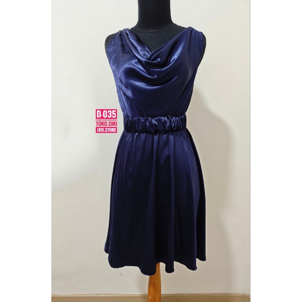 PRELOVED MIDI DRESS PARTY DRESS สําหรับผู้หญิง (D-035)