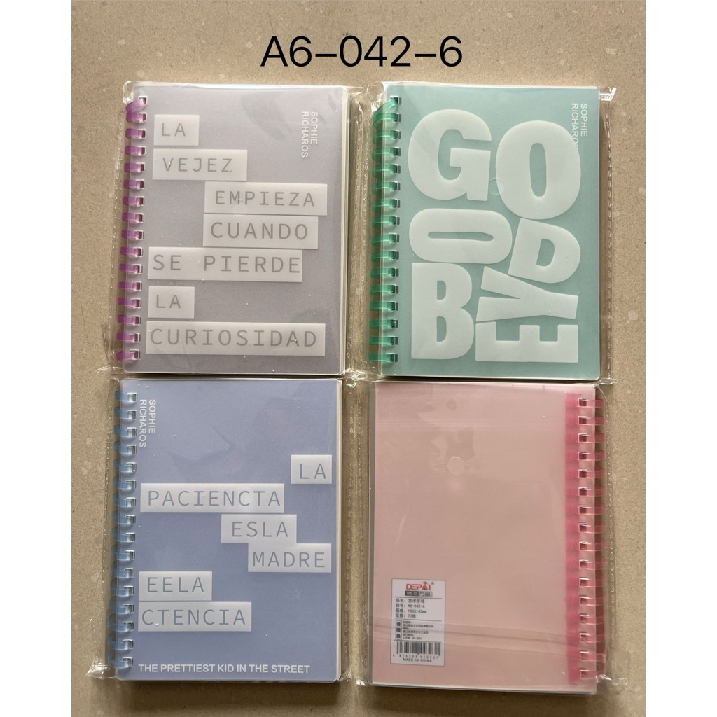A6 Notebook 042 6 / A6 Spiral Book / A6 Small Notebook / สมุดไดอารี่