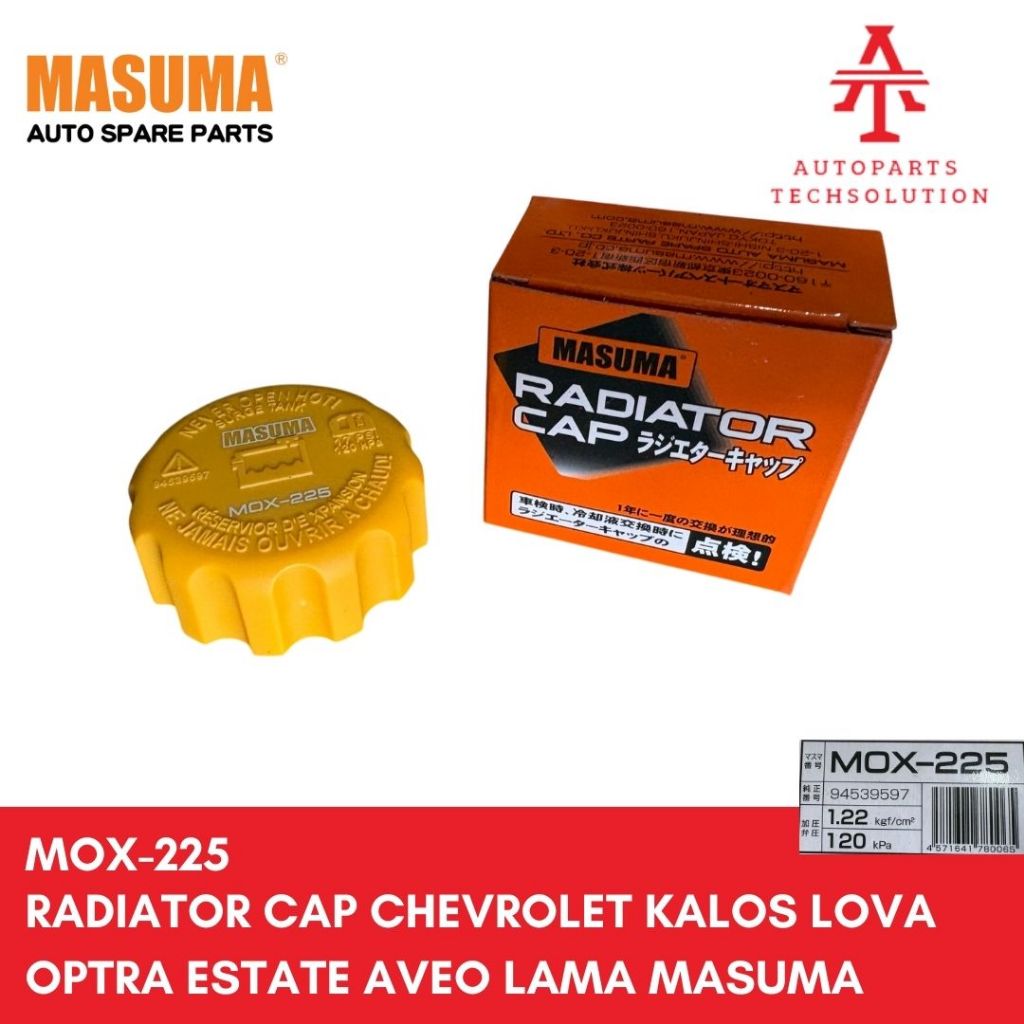 ฝาหม้อน้ํา Chevrolet Aveo Lova Kalos Estate Optra Masuma Japan Brands - 96293957 / MOX-225