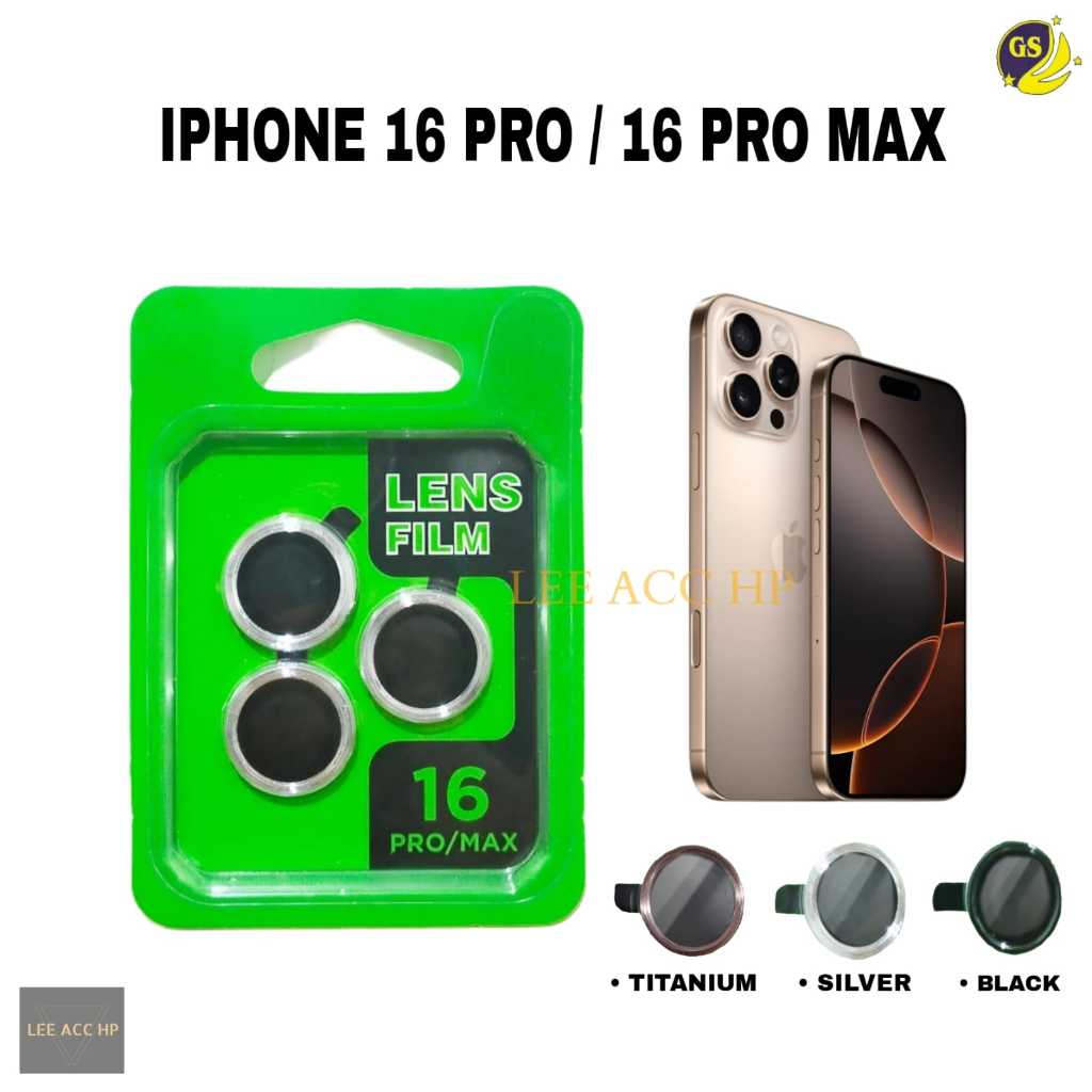 วงแหวนป้องกันเลนส์กล้องสําหรับ Iphone 16 / Ip 16 Plus / Ip 16 Pro / Ip 16 Pro Max / Ip 17 / Ip 17 Ai