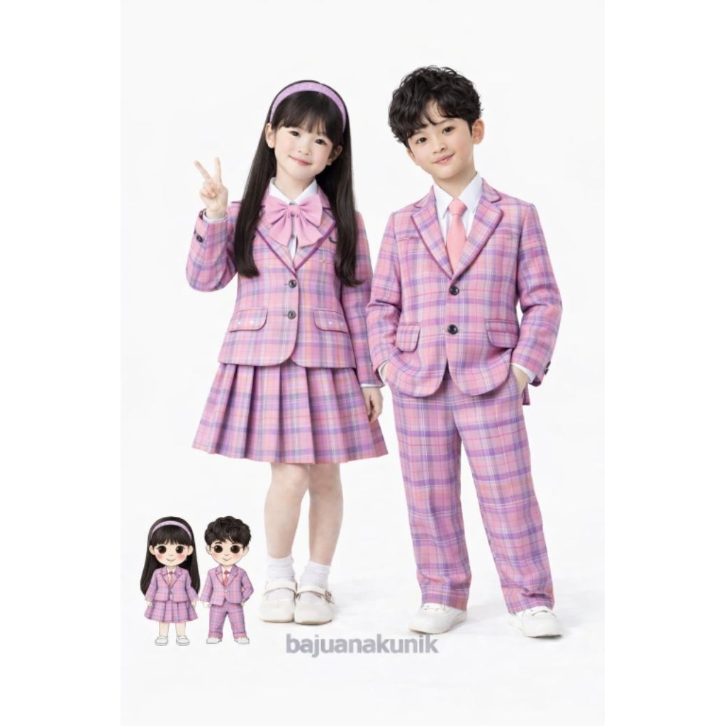BAJUANAKUNIK / KOREAN SCHOOL UNIFORMS / CHILDRENS SCHOOL UNIFORMS / เสื้อผ้า SCHOOL / KINDERGARTEN U