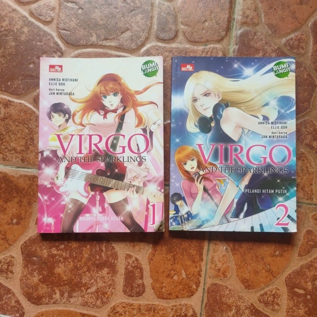ELEX MEDIA COMIC " VIRGO AND THE SPARKLINGS" NUMBER: 1 & 2 เชื่อมต่อจากงาน: JAN MINTAGA