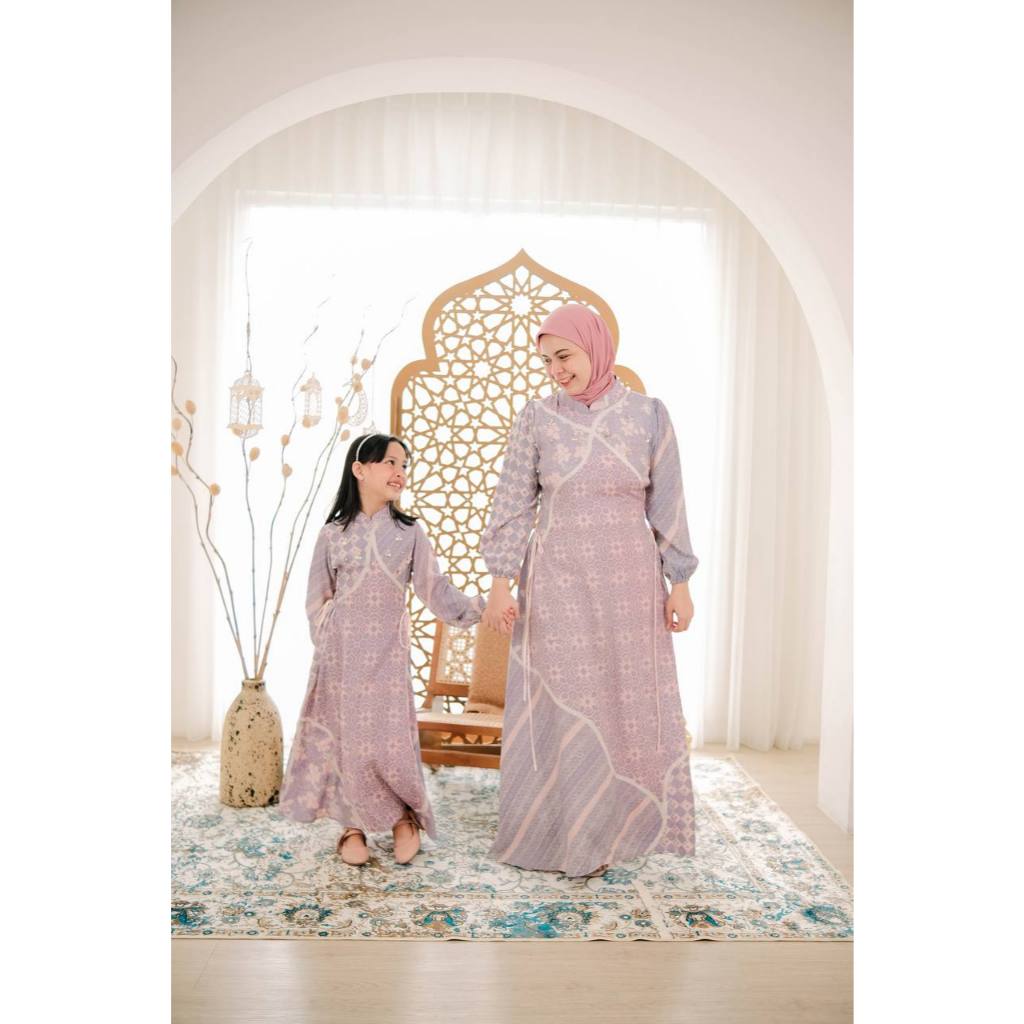 Bekids Batik - Safiya Long Dress Mother & Child Batik