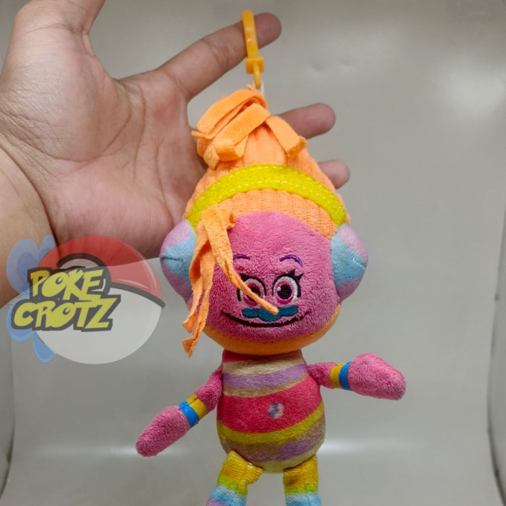 GANTUNGAN Trolls DJ Suki Doll NO BRAND พวงกุญแจ พวงกุญแจ พวงกุญแจตุ๊กตา 20 ซม.