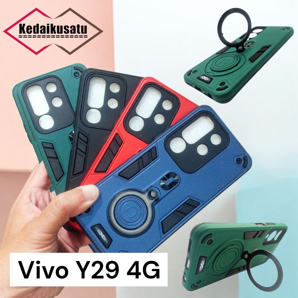 Vivo Y29 4G Case Robot Ring Procamera Vivo Y29 4G