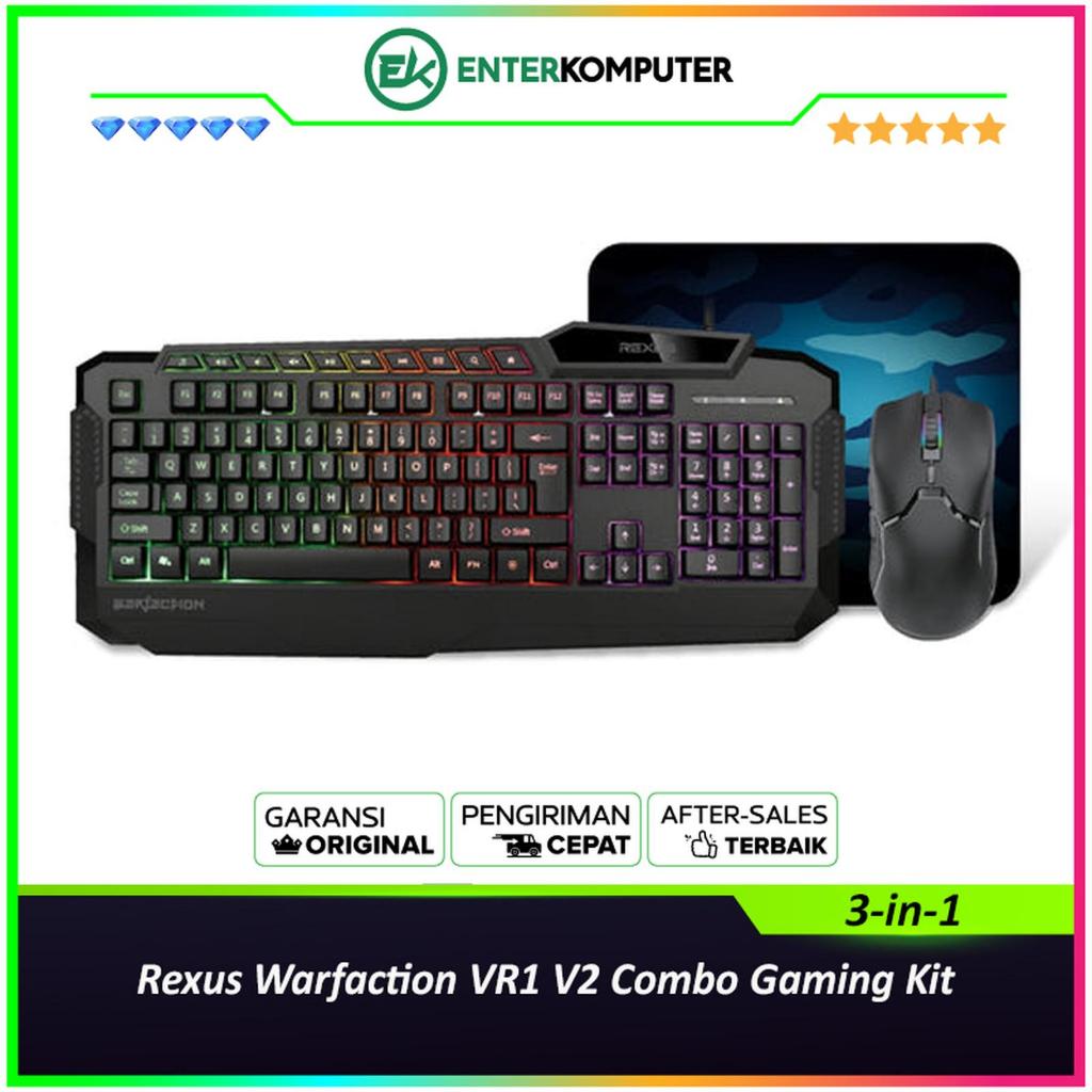 Rexus Warfaction VR1 V2 ชุดเล่นเกมคอมโบ 3-in-1