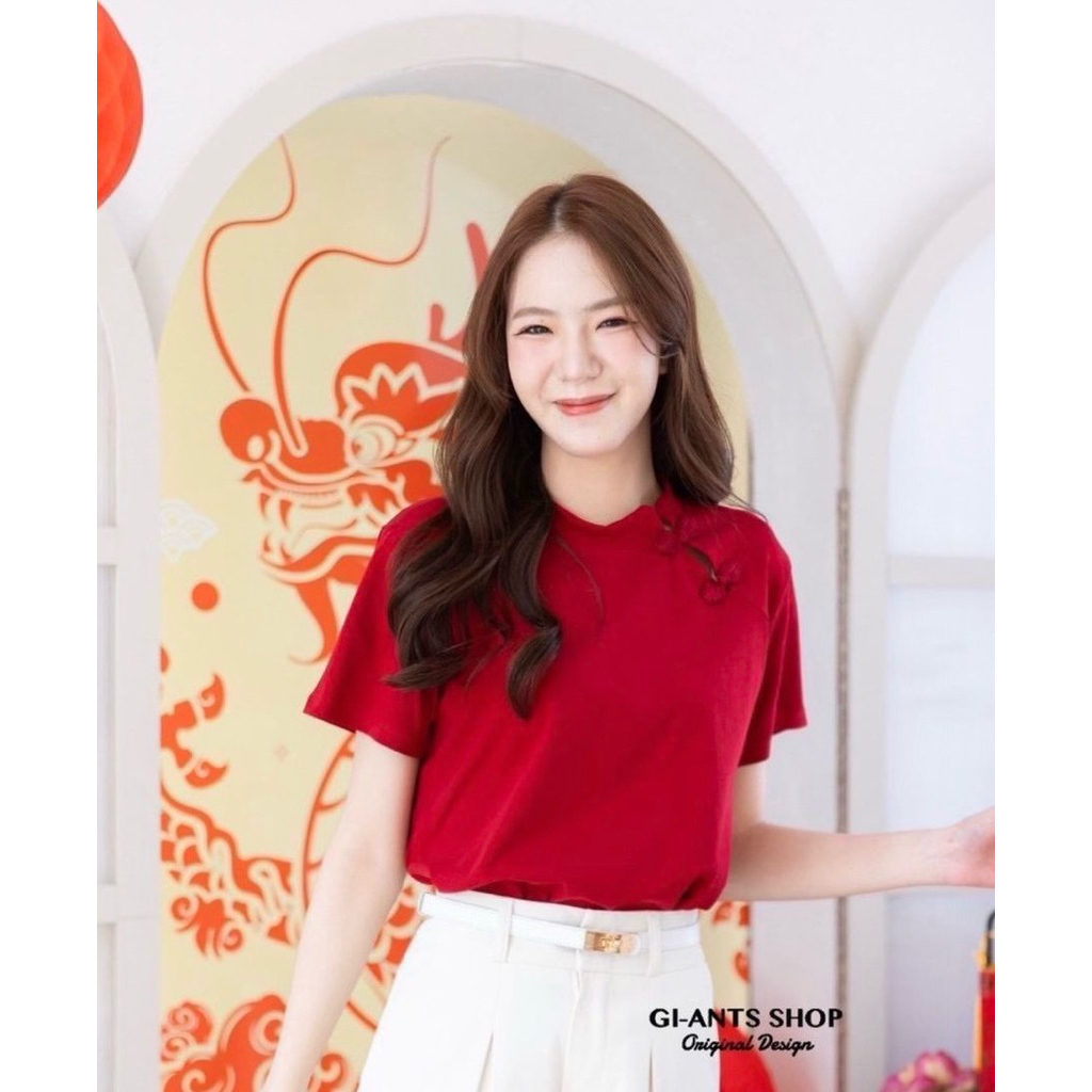 เสื้อยืด MERAH Bangkok giants/เสื้อยืด Red Bangkok/เสื้อยืดกี่เพ้าสีแดง/เสื้อยืดสีแดงนําเข้า