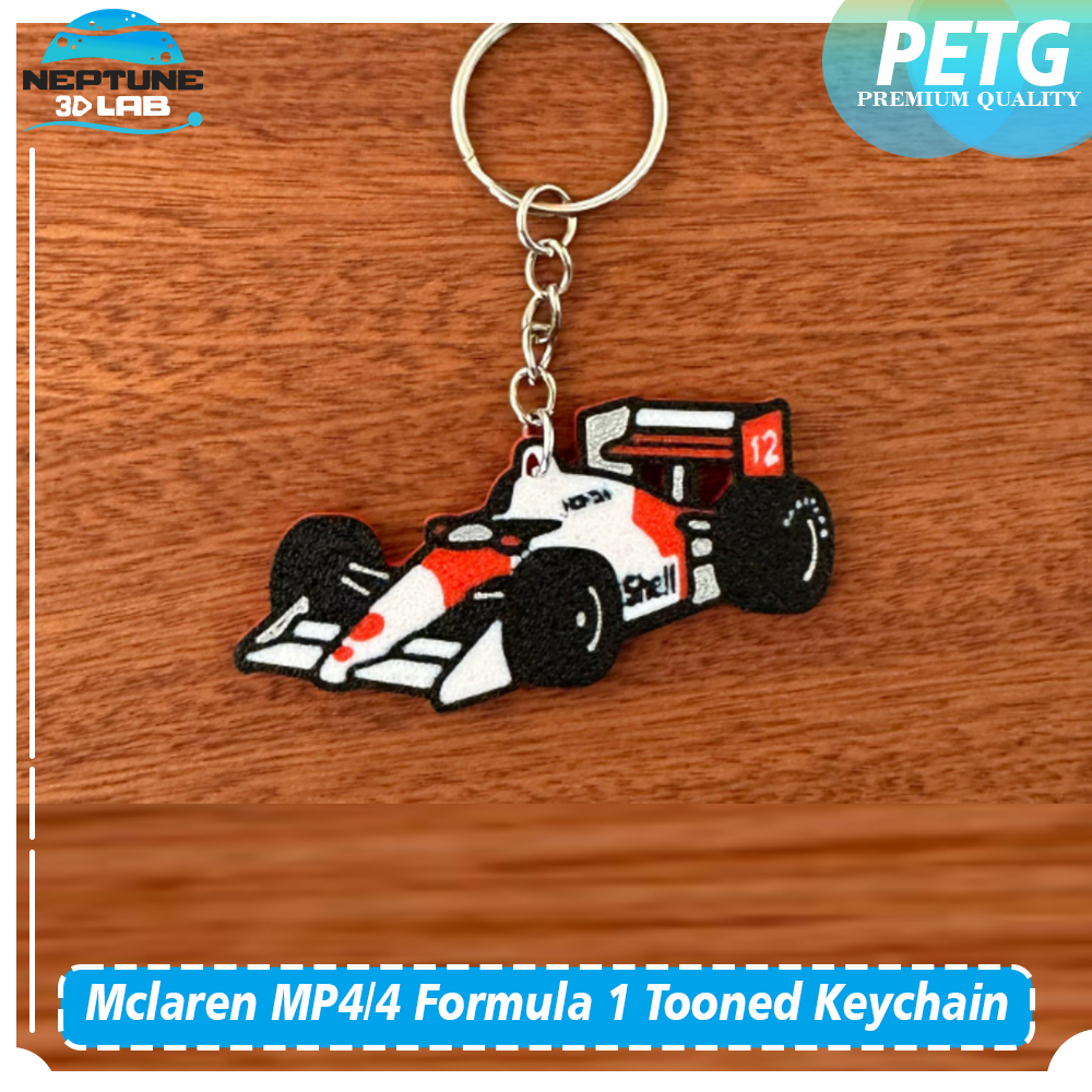 GANTUNGAN Mclaren MP4/4 Formula 1 พวงกุญแจที่เหมือนกัน F1
