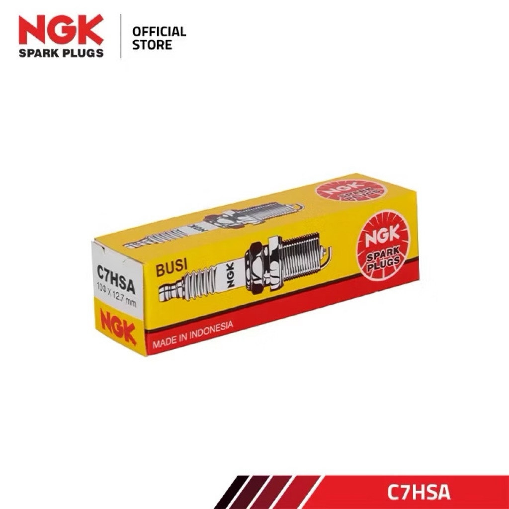 หัวเทียนมอเตอร์ไซค์ NGK Standard C7HSA