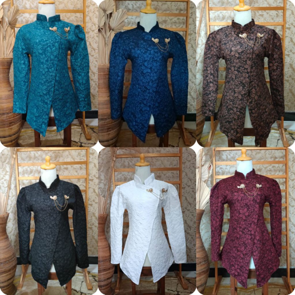 Janggan Fukuro Kebaya ธรรมดา หรูหรา สีครบ