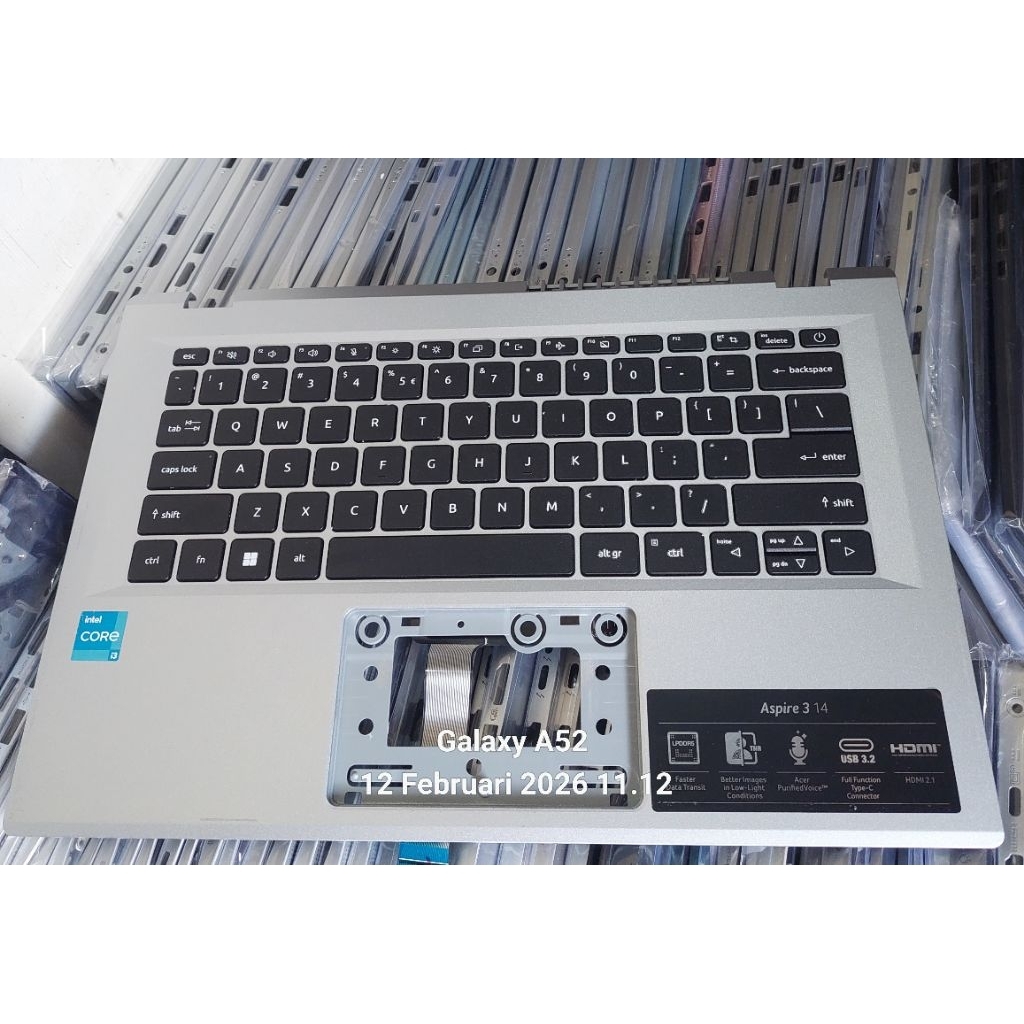 กรอบคีย์บอร์ด Acer Aspire 3 Spin 14 A3SP14-35GN ดั้งเดิม