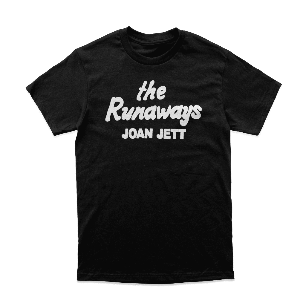 เสื้อยืด Joan Jett Band "The Runaways - สีดํา" สินค้า Heavy weight 16s