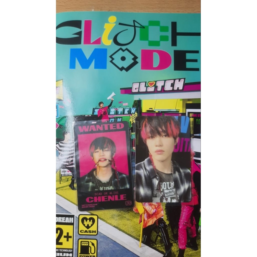 NCT DREAM GLITCH MODE PC PHOTOCARD CHENEL SET glitch ver (UNSEALED)