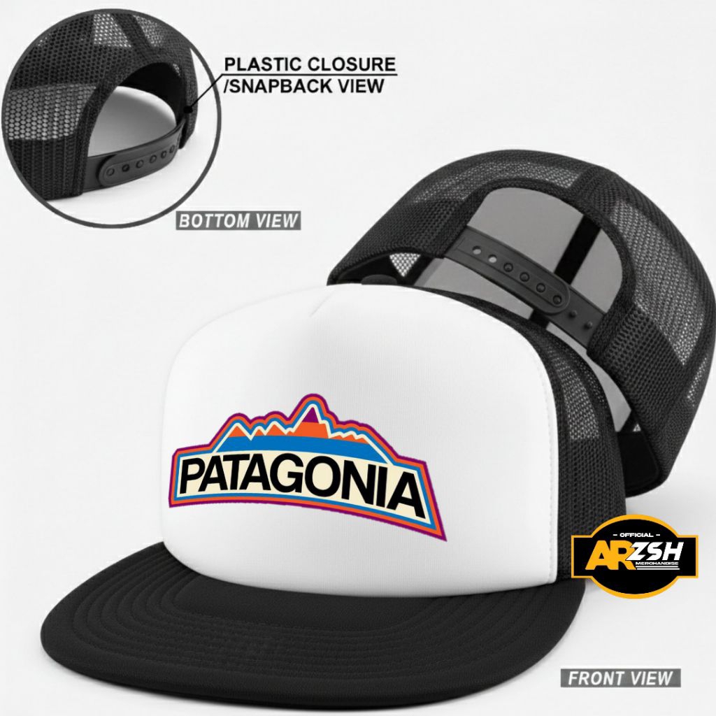 Patagonia Snapback Trucker Hat / หมวก Snapback Trucker / หมวก Snapback ตาข่ายพรีเมี่ยม / หมวกตาข่าย 