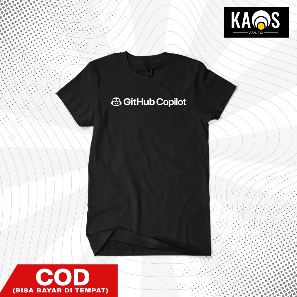 IT GitHub Copilot เสื้อยืดเด็ก Cotton Combed 30s
