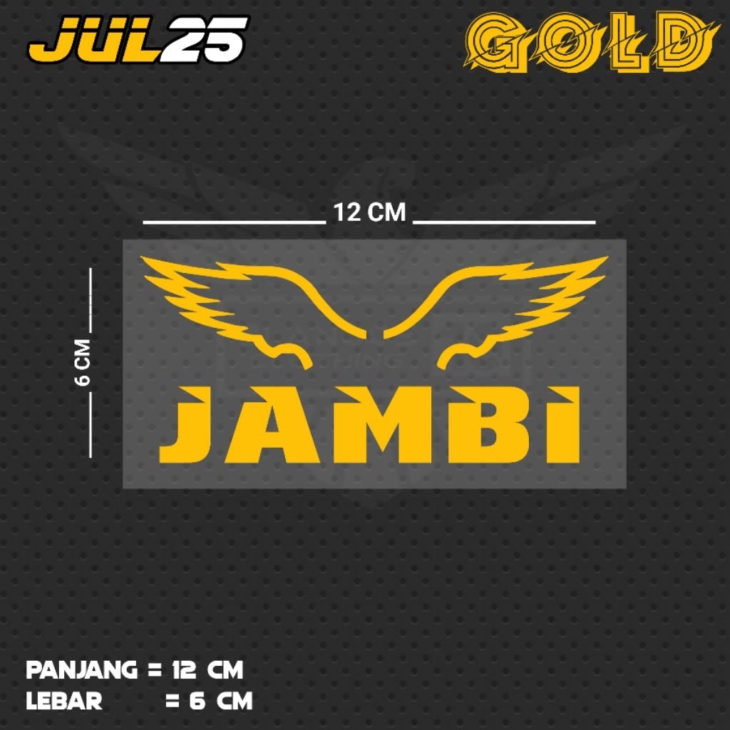 JAMBI / JUL25 JMB สติ๊กเกอร์ตัด