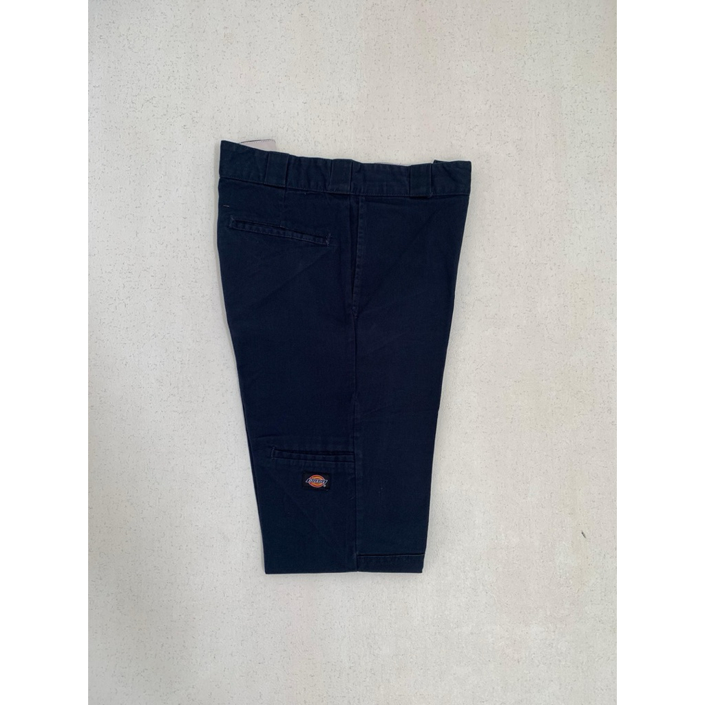 DICKIES - WP811 SKINNY STRAIGHT DOUBLE KNEE PANTS DARK NAVY SIZE 34