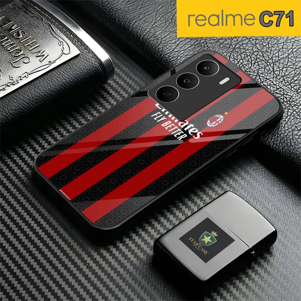 HP Glossy Shiny Glass Softcase สําหรับ REALME C71 4G 2025 ใหม่ - เคสโทรศัพท์เงาเงาประเภท REALME C71 