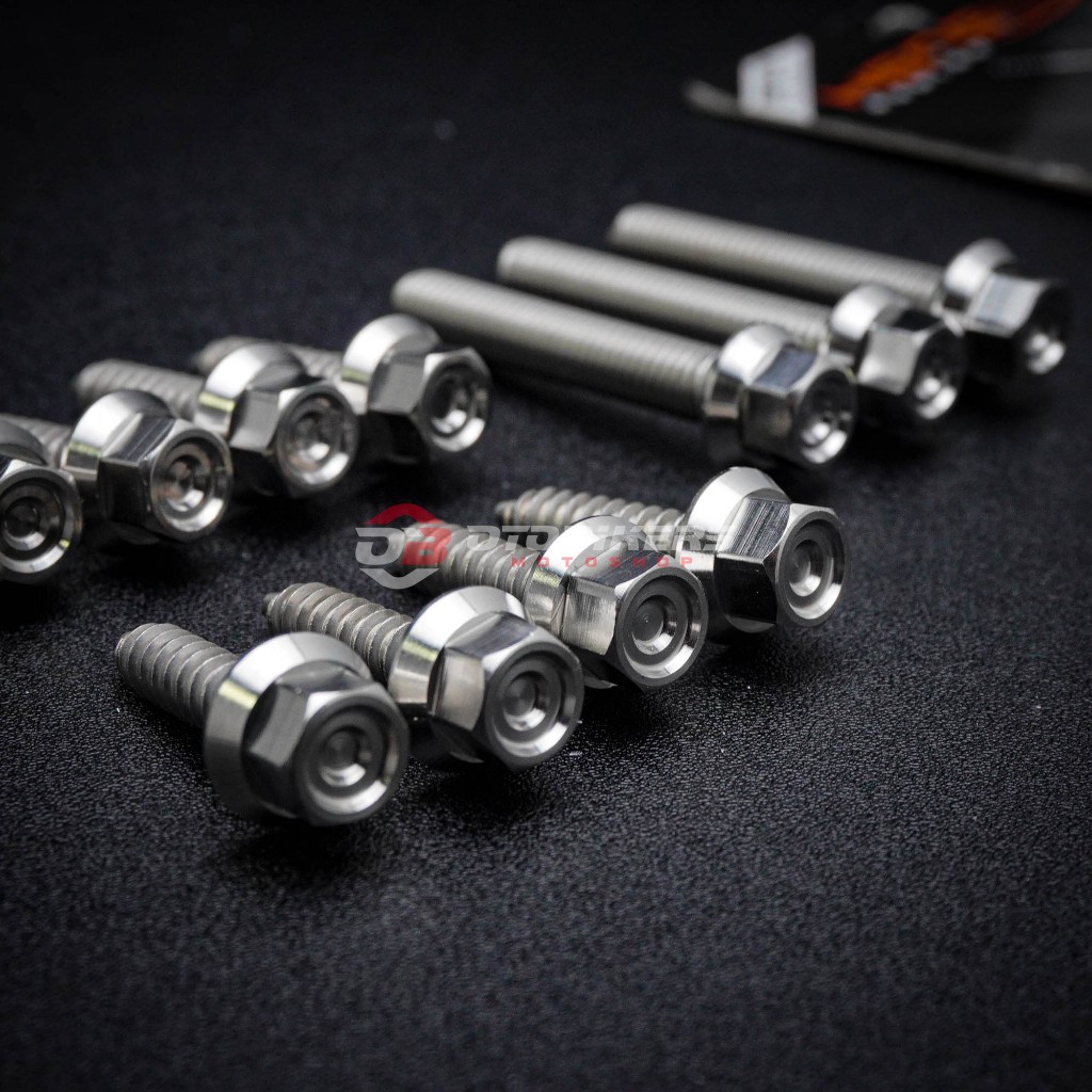 ชุด 11 ชิ้นกล่องกรองอากาศสลักเกลียว PCX ADV 150 160 Stylo Vario 160 HENG สแตนเลสเดิม