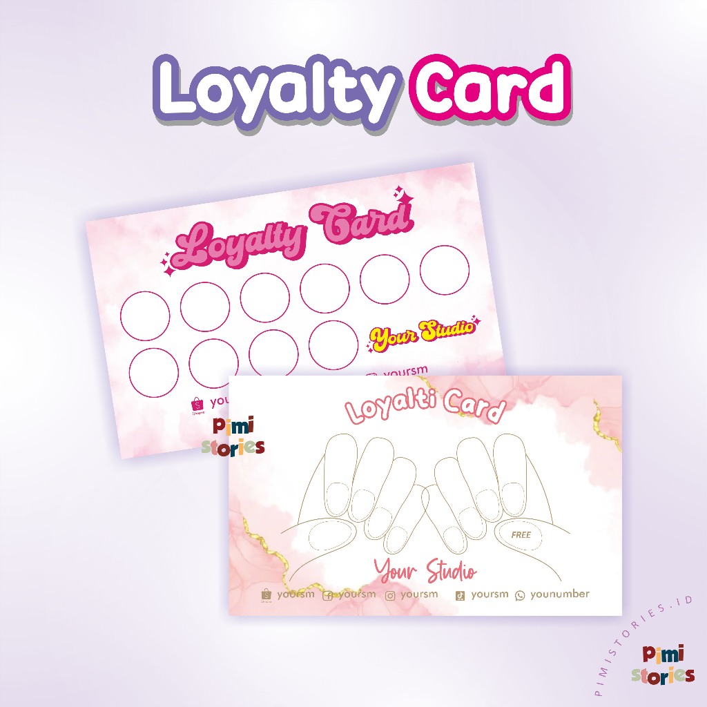 1 SIDE MEMBER CARD - MEMBER CARD - CARD - DISCOUNT CARD - LOYALTY CARD - LOYALTI CUSTOMER