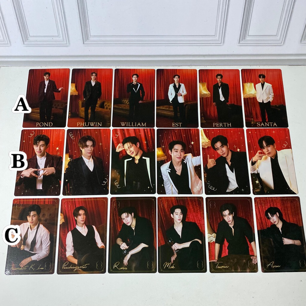 CC Me และ Thee GMMTV Pondphwin WilliamEst PertSanta Bonnie การ์ดสะสมอย่างเป็นทางการ