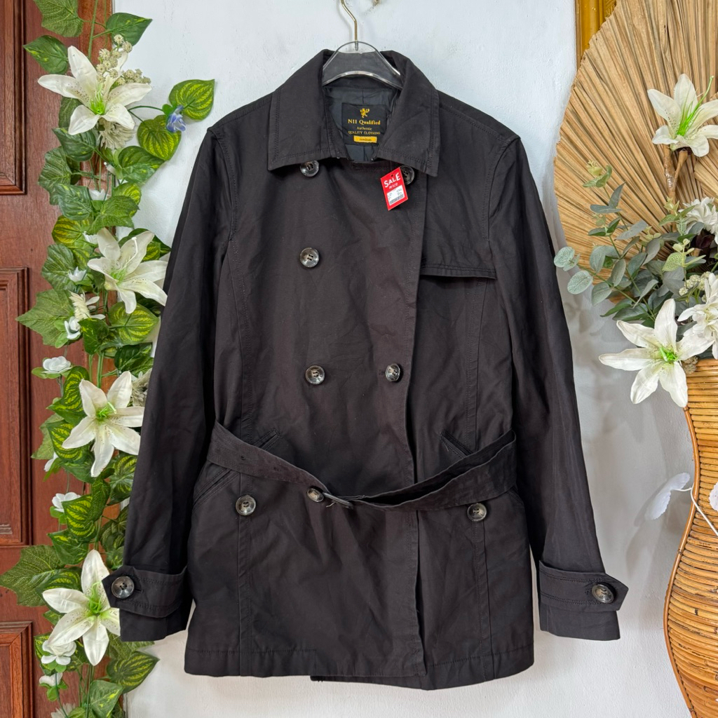 NII เสื้อแจ็คเก็ตเบลเซอร์สีดํา
