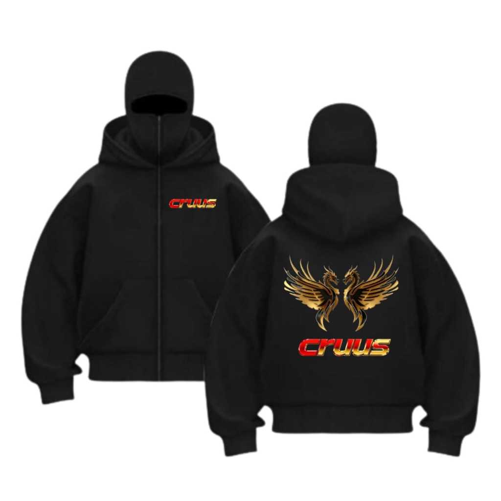 ใหม่ล่าสุด - Ninja Kids Balaclava Hoodie Jacket - Ninja Crus Balaclava Zipper Hoodie สําหรับเด็กและผ