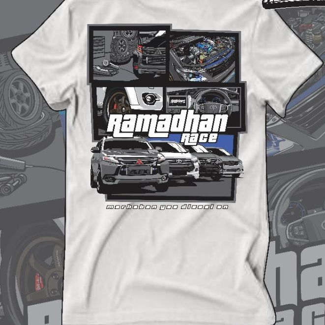 Ramdhan Race Diesel Power 1445H เสื้อยืด Ramadhan Race Diesel Gank เสื้อยืด