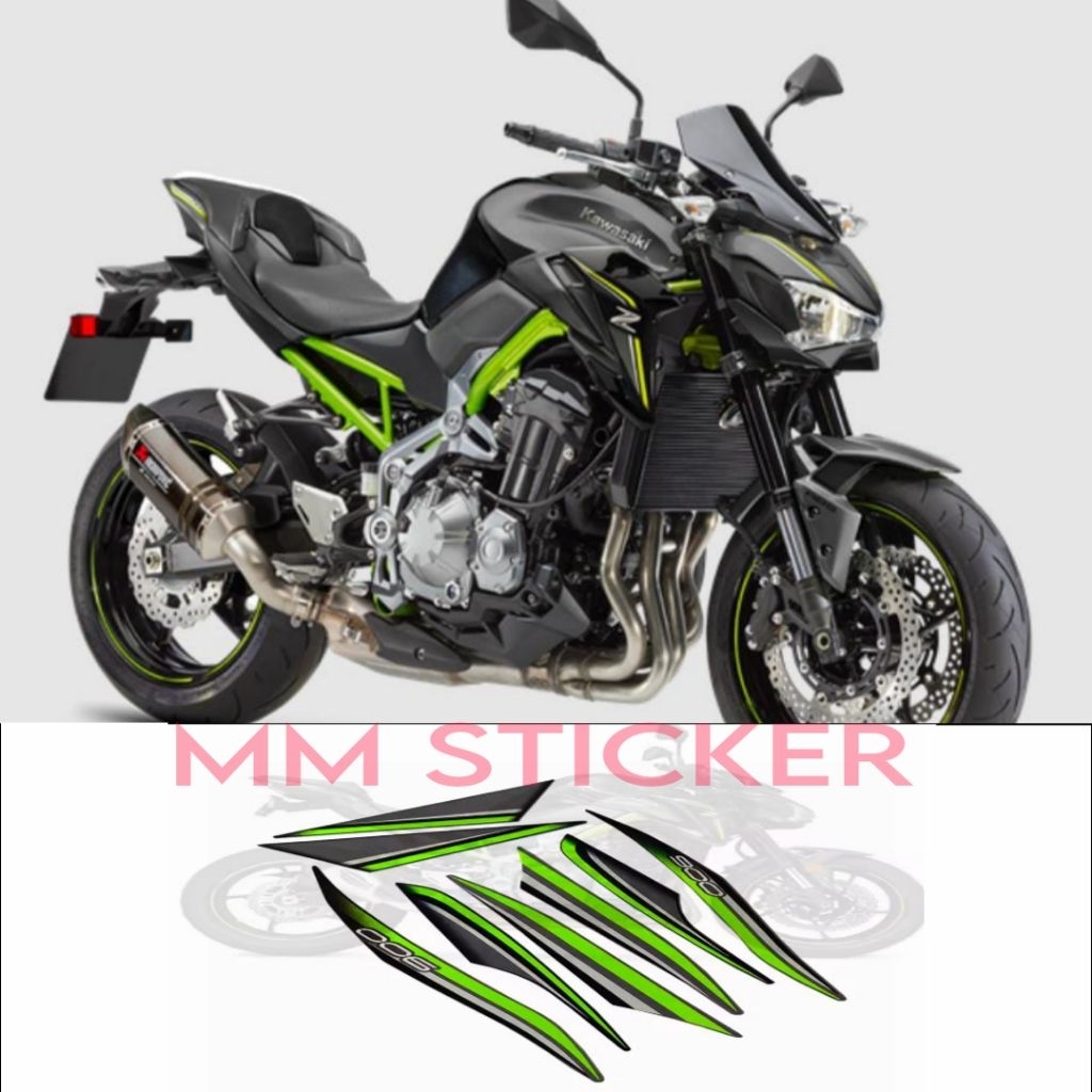 สติ๊กเกอร์ Kawasaki Z900 Striping 2017 - 2019