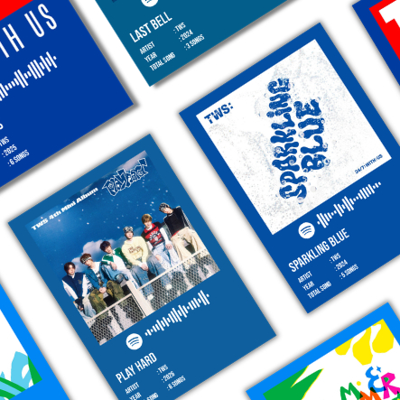 โปสเตอร์ Kpop Spotify A5 - TWS