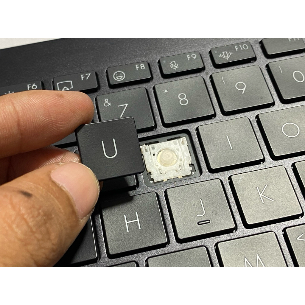 TOMBOL ขายต้นฉบับ Asus Zenbook 14 Oled UM3406 ปุ่มแป้นพิมพ์แล็ปท็อปและกระดูก