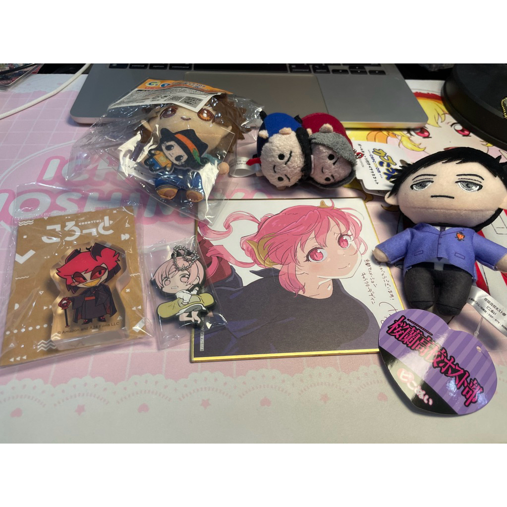 Ouran Host Club Kobayashi Hazbin Hotel Katekyo Black Reborn Ace Attorney Ten Count Character Plush G