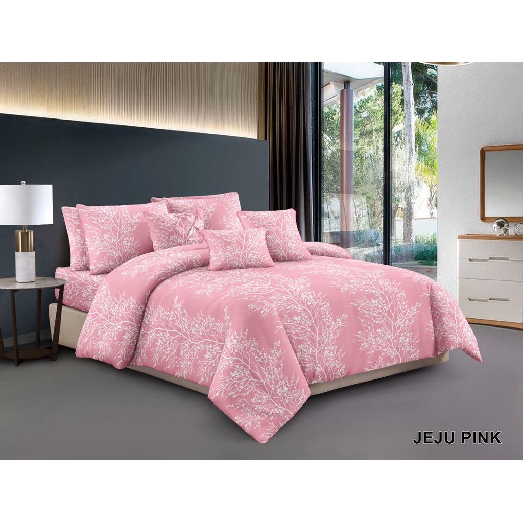 JEJU KOREA PREMIUM BEDCOVER SET KING 180 QUEEN 160