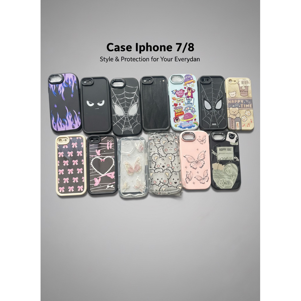 IPhone 7 / 8 SE 2 / SE 3 2020 2022 Case iPhone 7 iPhone 8 Softcase Spiderman ButterflyLotso Aestheti