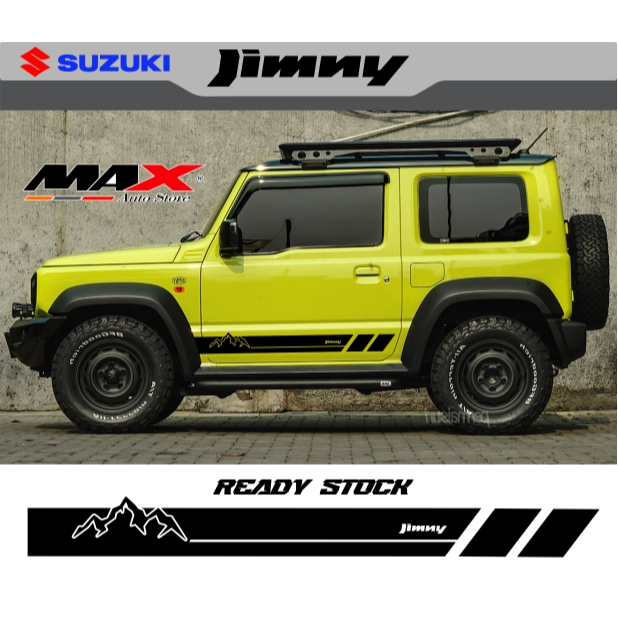 สติ๊กเกอร์ Suzuki Jimny อุปกรณ์ไวนิล Jimny ใหม่ทั้งหมดไม่จางหายได้อย่างง่ายดาย
