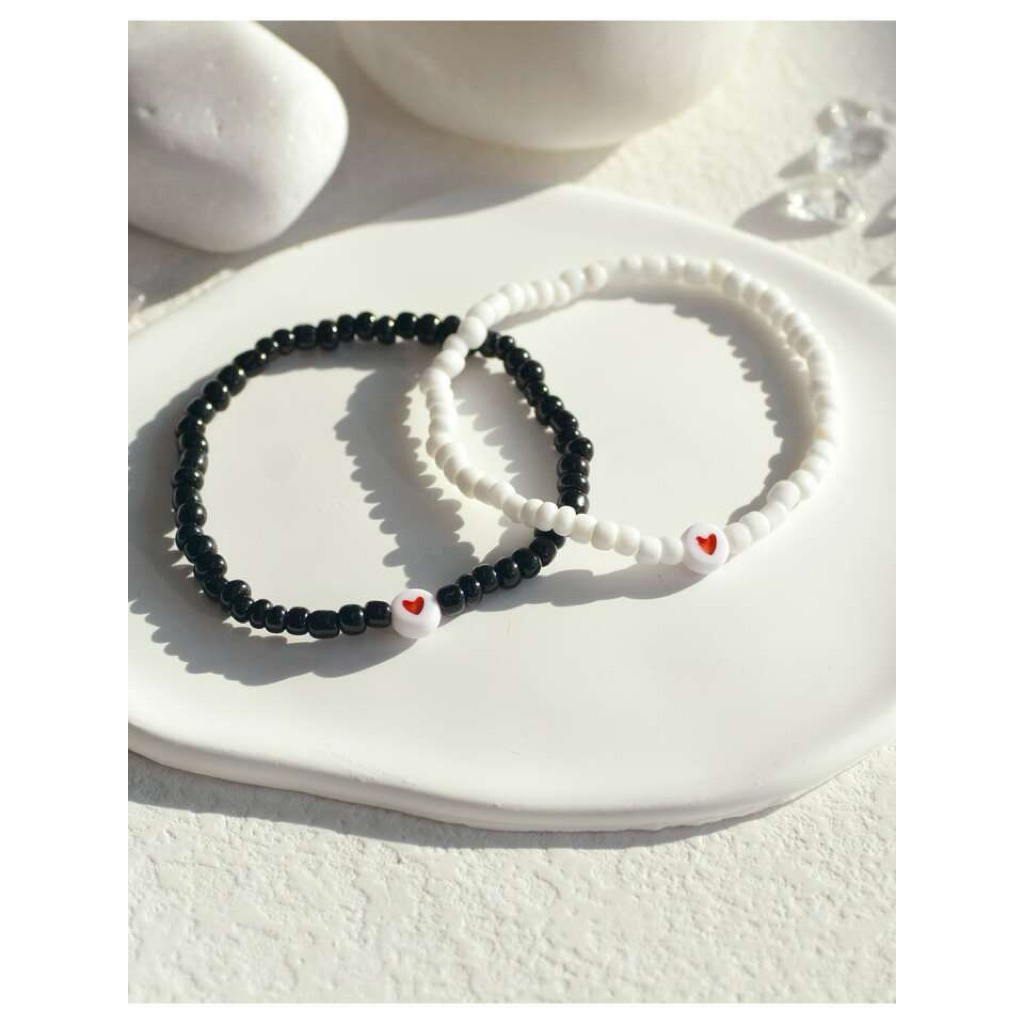 (2 ชิ้น) LOVE RED COUPLE BRACELET / PREMIUM COUPLE BRACELET