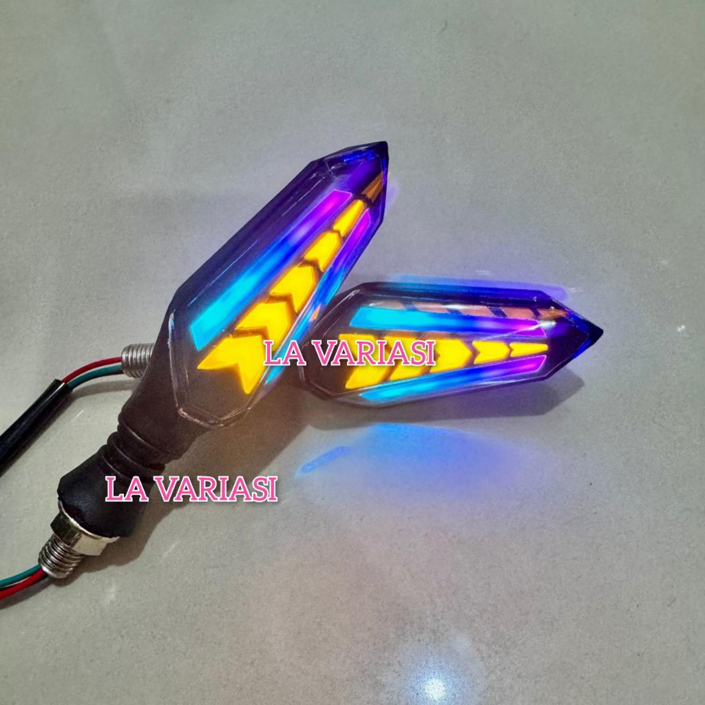 ไฟเลี้ยววิ่ง LED 2-in-1 - ไฟวิ่ง RGB รุ่นสากล Lamborghini